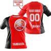 LIMITED EDITION - CUSTOM NAME MOTOCROCSS V2 - YAMAHA - RED - T-SHIRT
