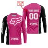 LIMITED EDITION - CUSTOM NAME MOTOCROCSS V2 - FOX RACING - BLACK PINK 1 - JERSEY