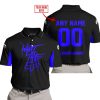 WHAT THE FOX – LIMITED EDITION – CAN AM - BLACK BLUE - POLO SHIRT