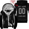 WHAT THE FOX – LIMITED EDITION – CAN AM - BLACK GREY - FLEECE ZIP HOODIE