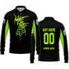 WHAT THE FOX – LIMITED EDITION – CAN AM - BLACK NEON - LONG SLEEVE POLO SHIRT