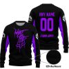 WHAT THE FOX – LIMITED EDITION – CAN AM - BLACK PURPLE - SWEATER UGLY