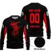 WHAT THE FOX – LIMITED EDITION – CAN AM - BLACK RED - SWEATER UGLY