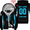 WHAT THE FOX – LIMITED EDITION – CAN AM - BLACK SKY BLUE - FLEECE ZIP HOODIE