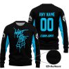 WHAT THE FOX – LIMITED EDITION – CAN AM - BLACK SKY BLUE - SWEATER UGLY