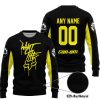 WHAT THE FOX – LIMITED EDITION – CAN AM - BLACK YELLOW - SWEATER UGLY