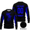 WHAT THE FOX – LIMITED EDITION – FLY RACING - BLACK BLUE - SWEATER UGLY