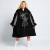 WHAT THE FOX – LIMITED EDITION – FLY RACING - BLACK GREY - OODIE BLANKET HOODIE