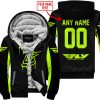 WHAT THE FOX – LIMITED EDITION – FLY RACING - BLACK NEON - FLEECE ZIP HOODIE