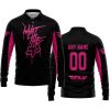 WHAT THE FOX – LIMITED EDITION – FLY RACING - BLACK PINK 1 - LONG SLEEVE POLO SHIRT