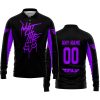 WHAT THE FOX – LIMITED EDITION – FLY RACING - BLACK PURPLE - LONG SLEEVE POLO SHIRT