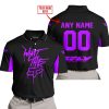 WHAT THE FOX – LIMITED EDITION – FLY RACING - BLACK PURPLE - POLO SHIRT