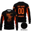 WHAT THE FOX – LIMITED EDITION – FXR - BLACK ORANGE - SWEATER UGLY