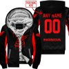 WHAT THE FOX – LIMITED EDITION – HONDA - BLACK RED - FLEECE ZIP HOODIE