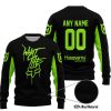 WHAT THE FOX – LIMITED EDITION – HUSQVARNA - BLACK GREEN 1 - SWEATER UGLY