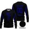 WHAT THE FOX – LIMITED EDITION – HUSQVARNA - BLACK NAVY - SWEATER UGLY
