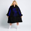 WHAT THE FOX – LIMITED EDITION – HUSQVARNA - BLACK NAVY - OODIE BLANKET HOODIE