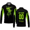 WHAT THE FOX – LIMITED EDITION – HUSQVARNA - BLACK NEON - LONG SLEEVE POLO SHIRT