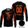 WHAT THE FOX – LIMITED EDITION – HUSQVARNA - BLACK ORANGE - SWEATER UGLY