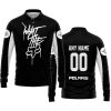 WHAT THE FOX – LIMITED EDITION – POLARIS - BLACK WHITE - LONG SLEEVE POLO SHIRT