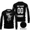 WHAT THE FOX – LIMITED EDITION – ROCKSTAR ENERGY - BLACK WHITE - SWEATER UGLY