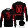 WHAT THE FOX – LIMITED EDITION - SUZUKI - BLACK RED - SWEATER UGLY