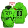 RACING GIRLS LIKE IT DIRTY - FOX RACING - GREEN