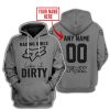 RACING GIRLS LIKE IT DIRTY - FOX RACING - GREY