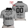 RACING GIRLS LIKE IT DIRTY - FOX RACING - GREY - POLO SHIRT