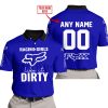 RACING GIRLS LIKE IT DIRTY - FOX RACING - NAVY - POLO SHIRT