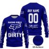 RACING GIRLS LIKE IT DIRTY - FOX RACING - NAVY - SWEATER UGLY