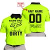 RACING GIRLS LIKE IT DIRTY - FOX RACING - NEON - POLO SHIRT
