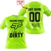 RACING GIRLS LIKE IT DIRTY - FOX RACING - NEON - T-SHIRT