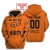 RACING GIRLS LIKE IT DIRTY - FOX RACING - ORANGE