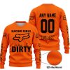 RACING GIRLS LIKE IT DIRTY - FOX RACING - ORANGE - SWEATER UGLY