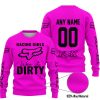 RACING GIRLS LIKE IT DIRTY - FOX RACING - PINK - SWEATER UGLY
