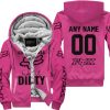 RACING GIRLS LIKE IT DIRTY - FOX RACING - PINK 1 - FLEECE ZIP HOODIE