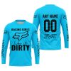RACING GIRLS LIKE IT DIRTY - FOX RACING - SKY BLUE - JERSEY