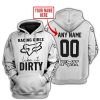 RACING GIRLS LIKE IT DIRTY - FOX RACING - WHITE
