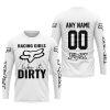 RACING GIRLS LIKE IT DIRTY - FOX RACING - WHITE - JERSEY