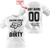 RACING GIRLS LIKE IT DIRTY - FOX RACING - WHITE - T-SHIRT