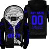 RACING GIRLS LIKE IT DIRTY - FOX RACING - BLACK BLUE - FLEECE ZIP HOODIE