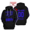 RACING GIRLS LIKE IT DIRTY - FOX RACING - BLACK BLUE
