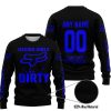 RACING GIRLS LIKE IT DIRTY - FOX RACING - BLACK BLUE - SWEATER UGLY