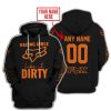 RACING GIRLS LIKE IT DIRTY - FOX RACING - BLACK ORANGE