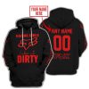 RACING GIRLS LIKE IT DIRTY - FOX RACING - BLACK RED
