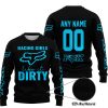 RACING GIRLS LIKE IT DIRTY - FOX RACING - BLACK SKY BLUE - SWEATER UGLY