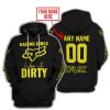 RACING GIRLS LIKE IT DIRTY - FOX RACING - BLACK YELLOW