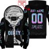 RACING GIRLS LIKE IT DIRTY - FOX RACING - BLACK V1 - FLEECE ZIP HOODIE