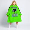 RACING GIRLS LIKE IT DIRTY - FOX RACING - GREEN V1 - OODIE BLANKET HOODIE